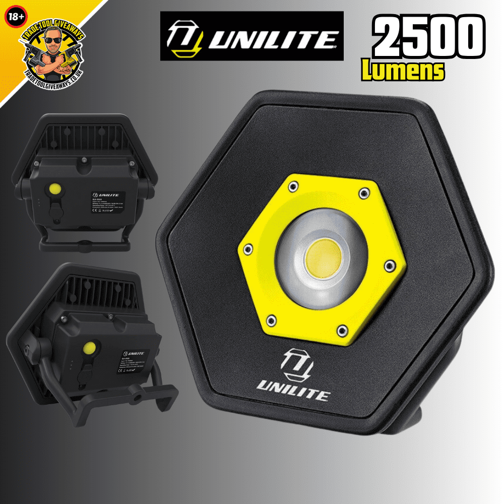 Unilite SLR 2500 LED Rechargeable Folding Work Light Power Tool