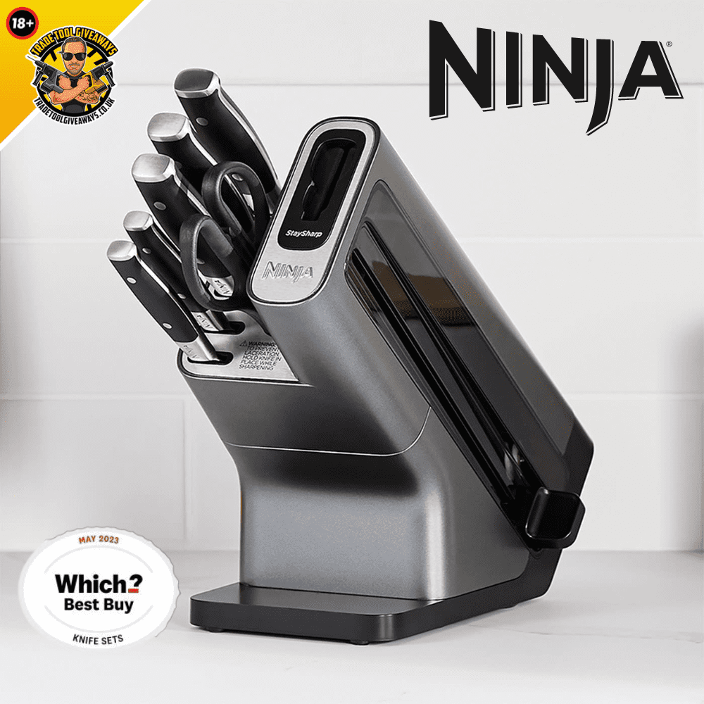 Ninja Foodi StaySharp 6pc Knife Block #4 - Power Tool Competitions - Win  Vans & Power Tools