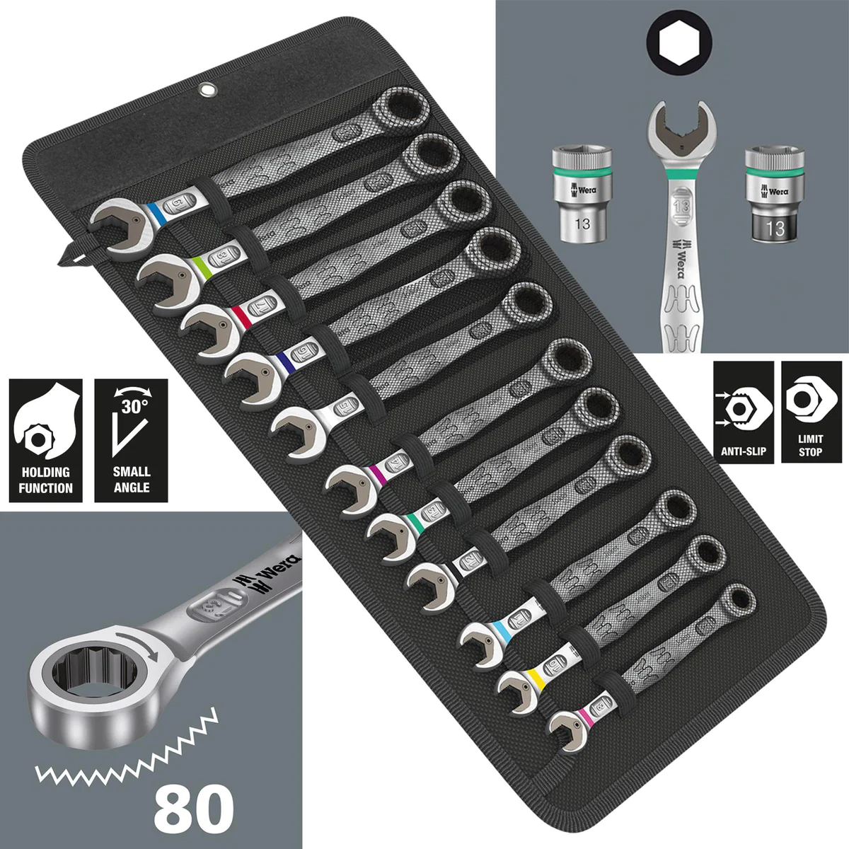 Wera Joker Combination Ratchet Wrench 11pc Set #11 - Power Tool  Competitions - Win Vans & Power Tools